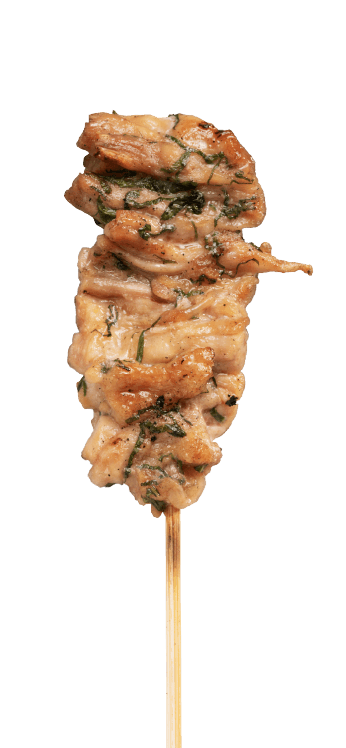 Shiso Chicken Neck Skewer