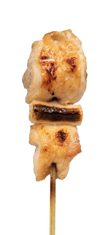 Premium Chicken & Green Onion Skewer〔Salt/Sauce〕
