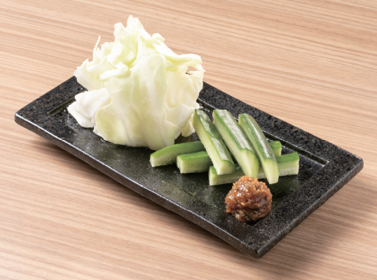 Cabbage with Miso BBQ Sauce