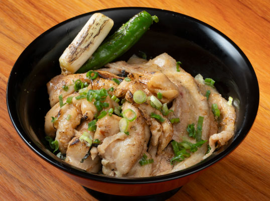 Small Grilled Chicken Thigh & Pork Belly Rice Bowl