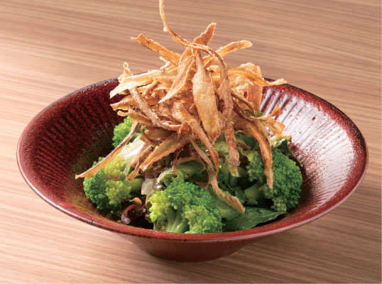 Green Salad with Crispy Burdock